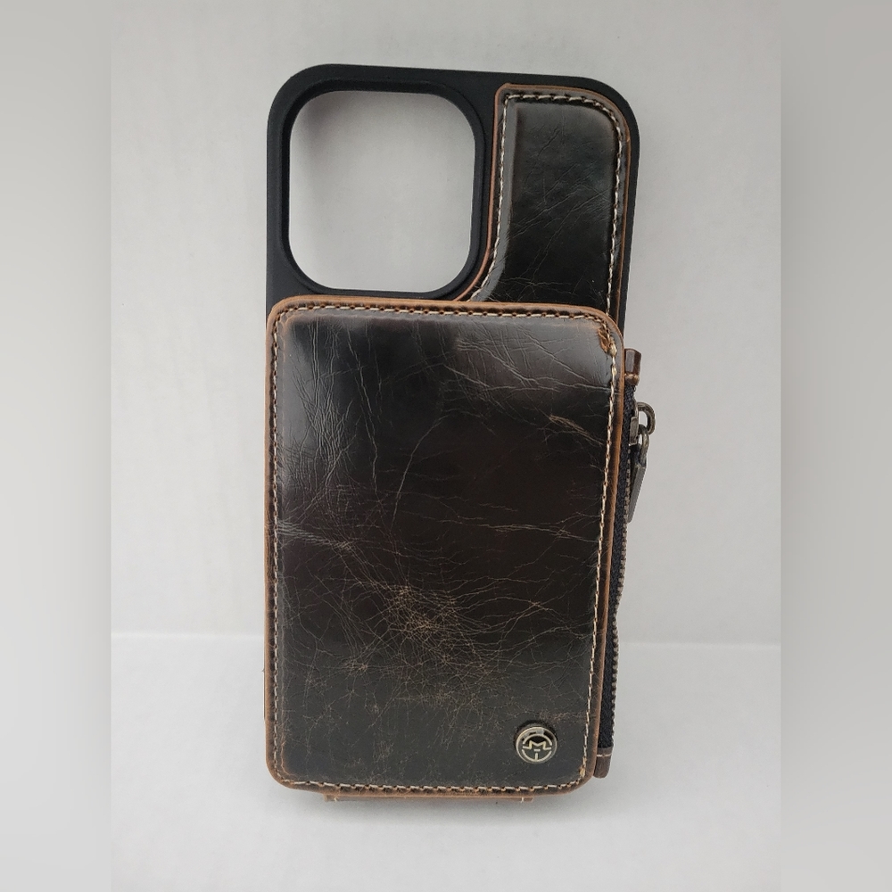 Zipper Wallet Strap Leather Case Cover Card Holder For iPhone 14 Pro  Max